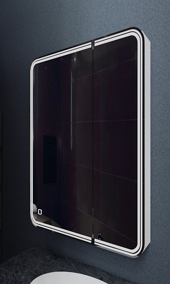Двухдверное зеркало-шкаф с подсветкой ART&MAX VERONA  AM-Ver схема 8