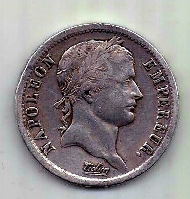 2 франка 1811 Франция Наполеон I Редкость AUNC