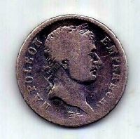 1 франк 1814 Франция RARE Редкий год
