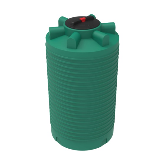 Емкость для воды 500 литров ЭВЛ-Т пластиковая зеленая