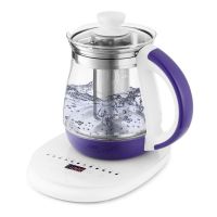 Чайник KitFort КТ-6130-1 (бело-фиолетовый) (ПОСЛЕ ФОТО- ВИДЕООБЗОРА)