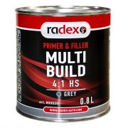 Radex Грунт-наполнитель MULTI BUILD 4:1 HS, серый, 800мл.