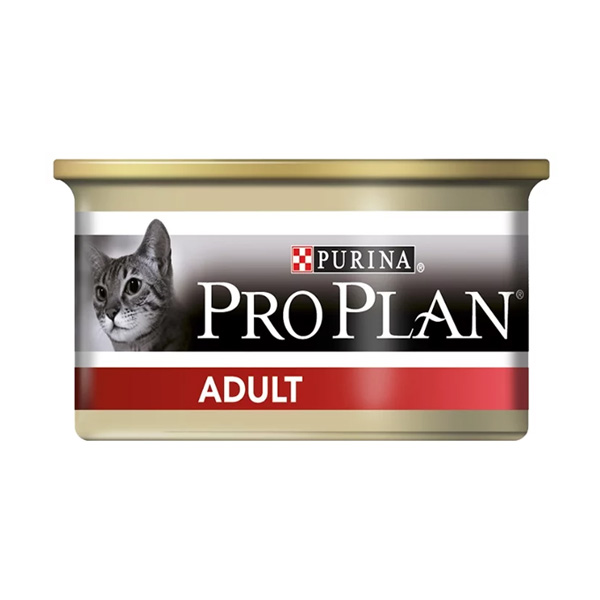 Влажный корм для кошек Pro Plan Adult паштет с курицей 85 гр