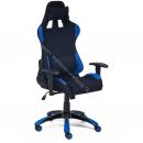 Кресло iGear ткань, черно-синий/black-navy