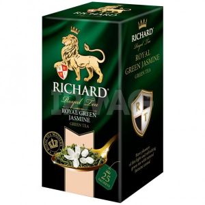 Чай зеленый в пакетиках RICHARD 25х2г Royal Green Jasmine