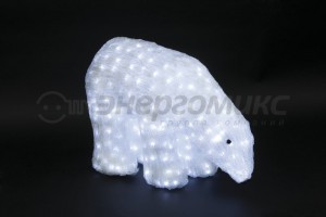 Фигура световая акриловая Neon-Night ''Белый медведь'' 40см