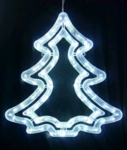 Фигура светодиодная Uniel Елочка ULD-H3543-070/STA WHITE IP20 XMAS TREE