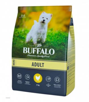 Баффало для собак мини пород / Курица (MR. BUFFALO ADULT MINI ) 2 кг