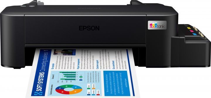 Принтер струйный Epson L121, цветн., A4, чёрный