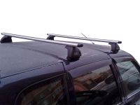 Багажник на крышу Chevrolet Niva (без рейлингов), Евродеталь, аэродинамические дуги