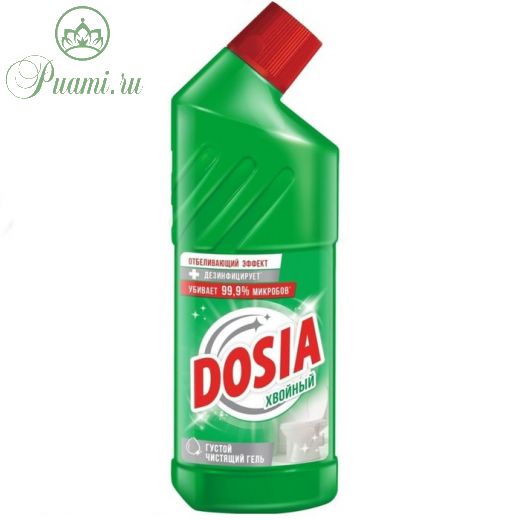 Чистящее средство Dosia "Хвоя" с дезинфицирующим и отбеливающим эффектом, 750 мл