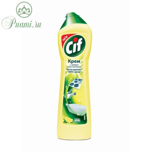 Чистящий средство Cif "Лимон", крем, для кухни и ванной, 500 мл
