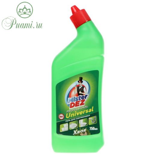 Гель для сантехники Mister Dez PROFESSIONAL  хвоя, универсальный, 750 мл