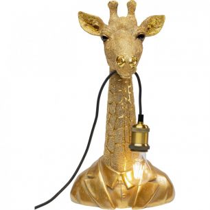 Лампа настольная Giraffe, коллекция "Жираф" 24*50*27, Полирезин, Сталь, Золотой