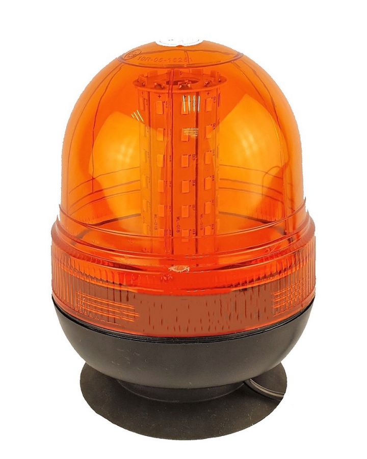 Проблесковый маяк оранжевый на магните SMD 17 см 12-24 Вольт ip67