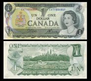 Канада - 1 доллар 1973 года. Отличное состояние.