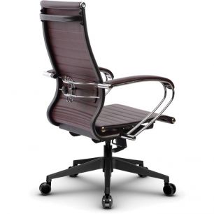 Кресло для руководителя Метта Комплект 10 темно-бордовый, NewLeather