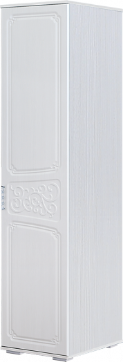 Гостиная Нежность Рельеф пастель (шкаф №2 (540)+витрина №1+пенал бельевой №4** (340))