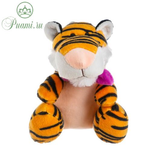 Мягкая игрушка «Тигр в шарфе», на присоске, 12 см, цвета МИКС