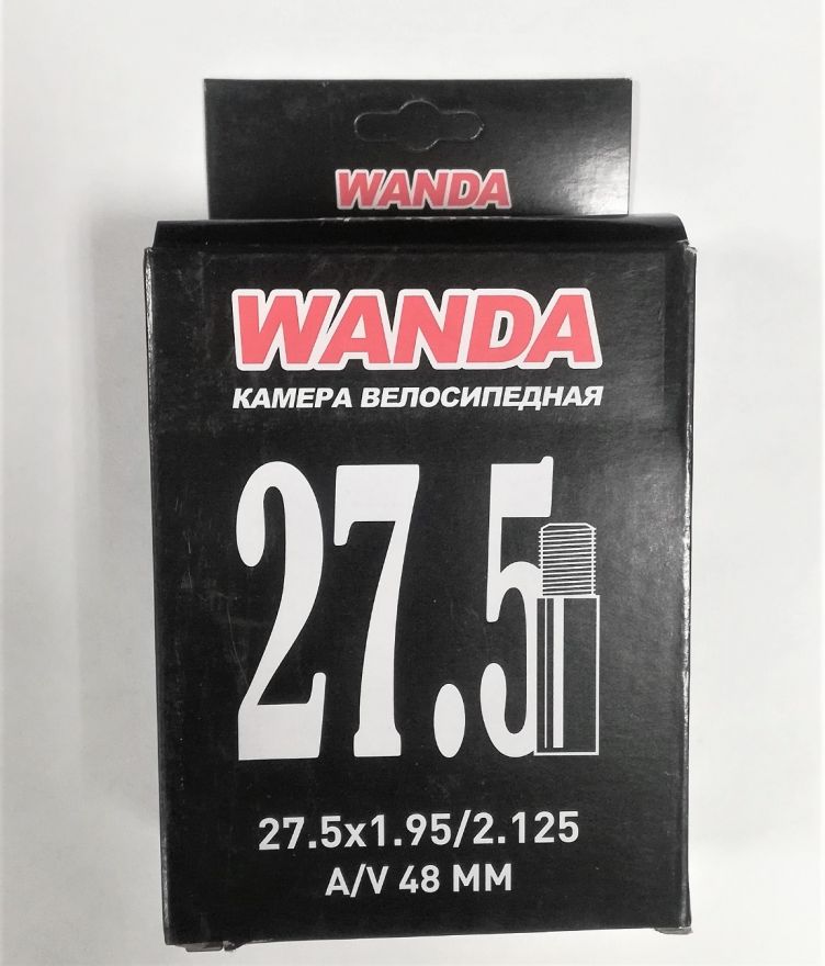 Велокамера 27,5 Wanda 27,5х1,95/2,125 A/V48