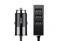 Автомобильная зарядка Baseus Enjoy Together 4 USB Output (CCTON-01) Черный