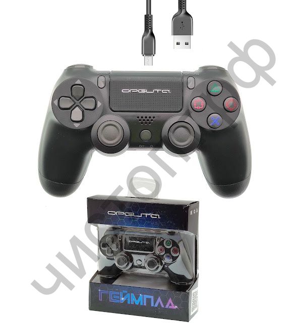 Джойстик для PS4 OT-PCG13 Черный проводной