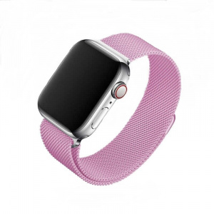 Ремешок миланская петля для часов Apple Watch   42/44mm розовый