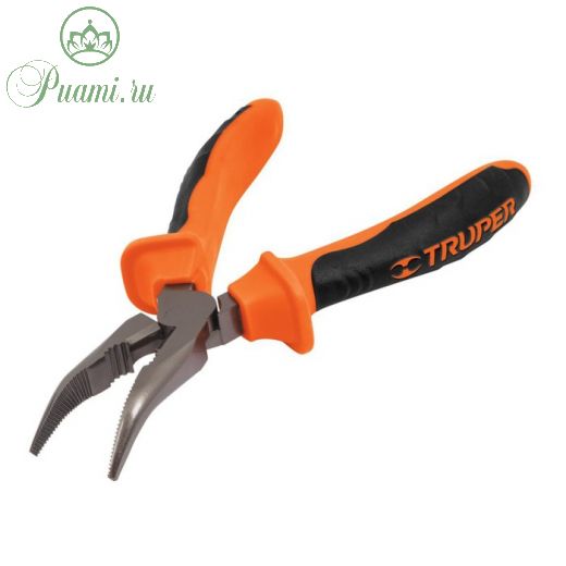 Длинногубцы TRUPER T302-6X, изогнутые, диэлектрические, 150 мм, Cr-V