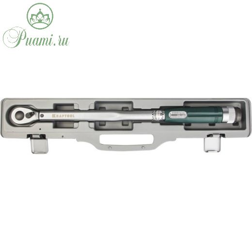 Динамометрический ключ KRAFTOOL 64054-200, со шкалой, точность +/- 4%, 1/2", 40 - 200 Нм