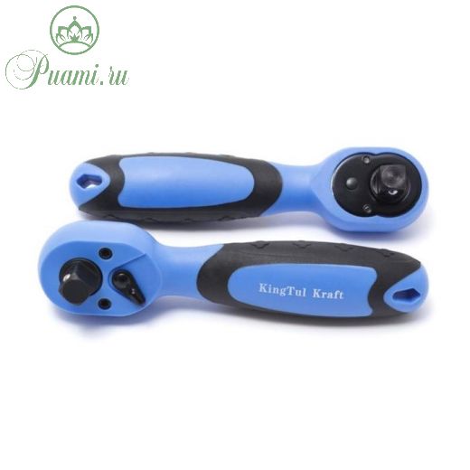 Трещотка KingTul kraft KT-602502K, двухсторонняя, 3/8"-1/2"