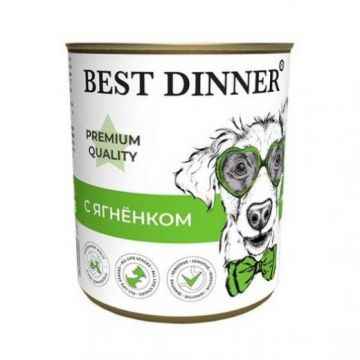 Best Dinner Premium Quality Меню №1 С Ягненком (Бест Диннер Премиум Качество для собак) 340 г.