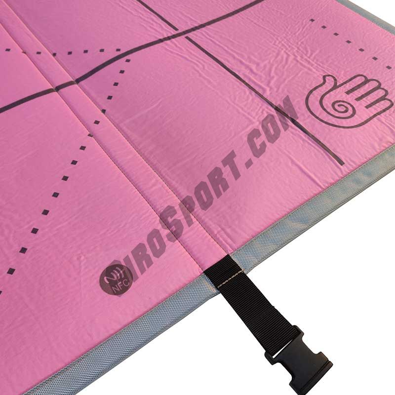Коврик для йоги smart MAT S2 NFC серый/розовый