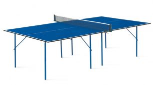 Теннисный стол Start line Hobby-2 Indoor (синий) с колесами 