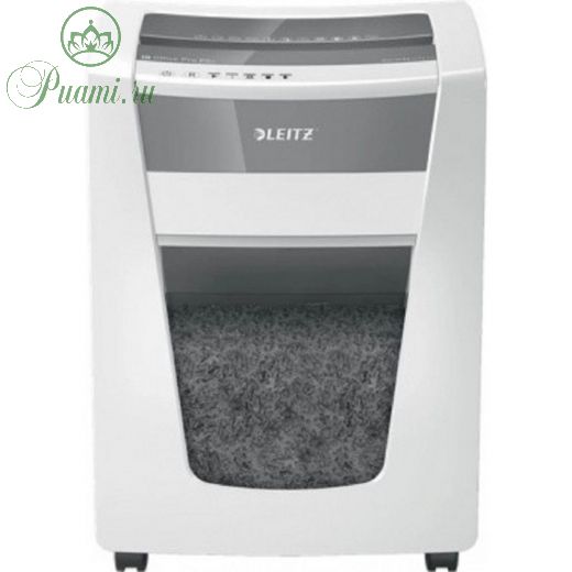 Шредер Leitz IQ Office Pro (P-6), фрагменты 1x5мм, 5 листов одн, скрепки, скобы, 30л