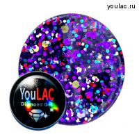 Гель-лак Confetti 006 YouLAC 5 мл