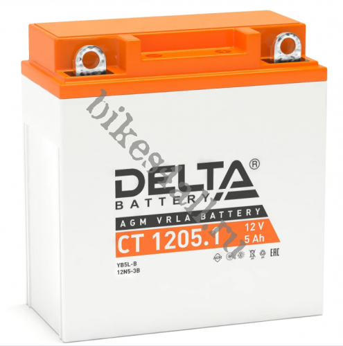 Аккумулятор Delta CT 1205.1 (Yamaha YBR 125)