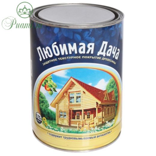 Защитное текстурное покрытие древесины, сосна, 0,75 л