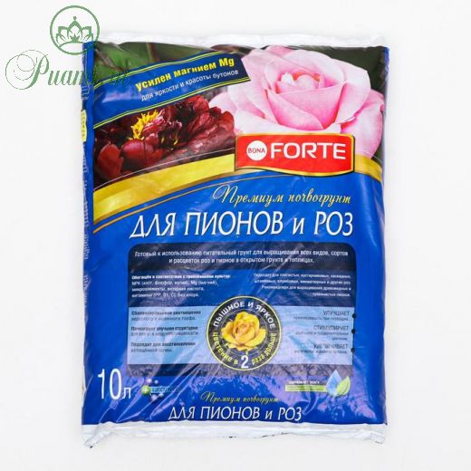 Грунт Бона Форте для роз и пионов, 10 л