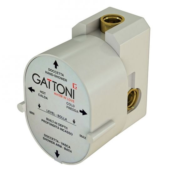 Фото Элемент скрытого монтажа Gattoni GBOX на 2 выхода для смесителя для ванны/душа SС0550000