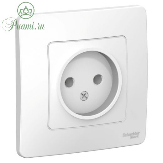 Розетка SE Blanca, 16 А, 250 В, встраиваемая, без з/к, IP20, белая, BLNRS000011