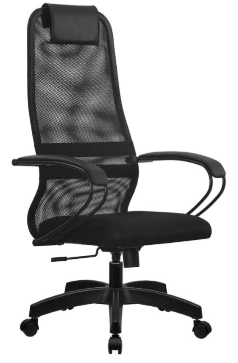 Кресло Метта SU-B-8, подл.100/осн.001, чёрное