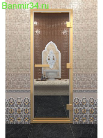 Дверь "Хамам В Золотом Профиле"