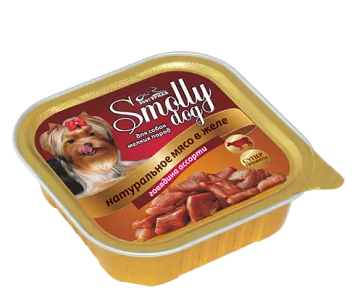 Smolly Dog консервы 100г с говядиной для собак