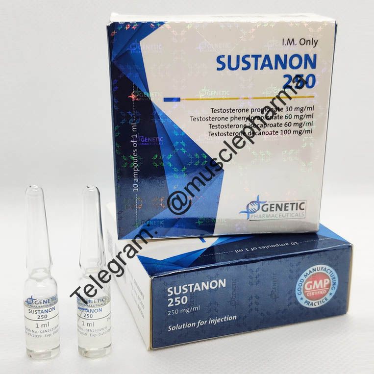 Sustanon 250 (СУСТАНОН).  Genetic. 1 амп * 1 мл.