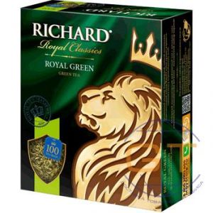 Чай зеленый в пакетиках RICHARD 100*2г Royal Green
