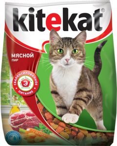 Корм для кошек KITEKAT 350г Мясной Пир