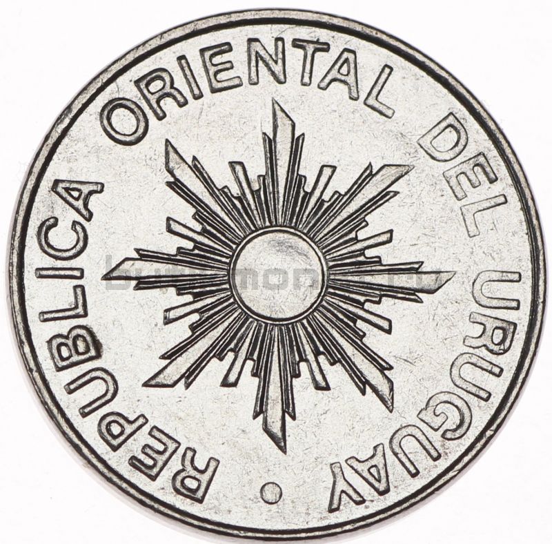 10 новых песо 1989 Уругвай