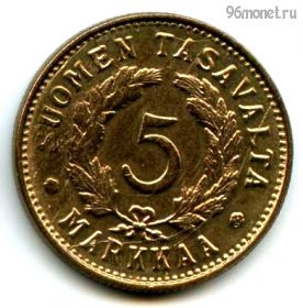 Финляндия 5 марок 1951 H
