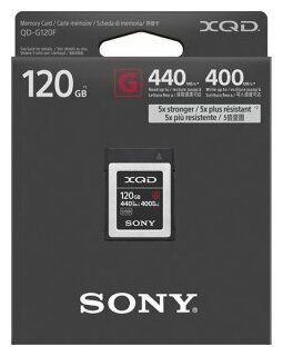 Карта памяти Sony XQD 120GB 440R/400W (QD- G120F/J)