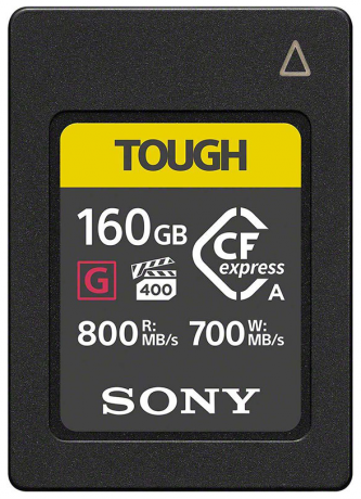 Карта памяти Sony CEA-G 160 GB, чтение: 800 MB/s, запись: 700 MB/s